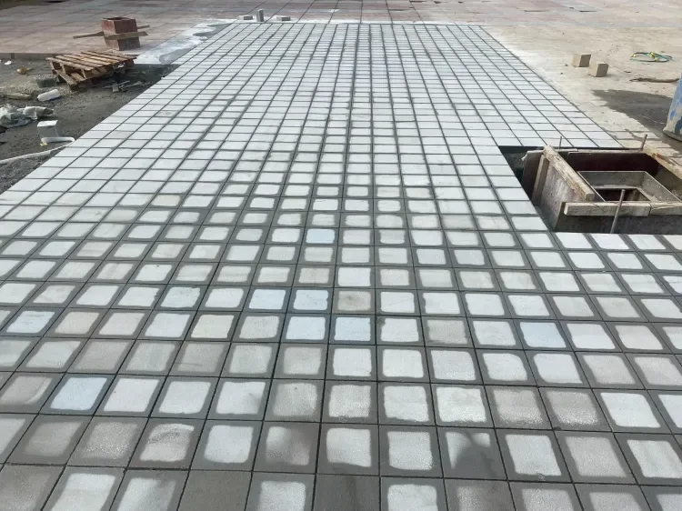 Cobbles & Sets — Precision Grid Cobblestone Paving Installation