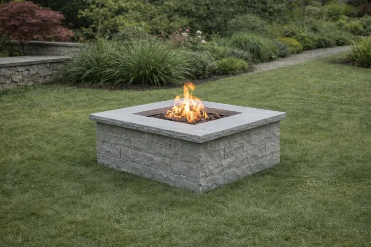 Natural Sandstone Fire Pits & Radial Circles