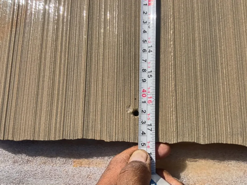 Roofing Slates — Pre-Punched Fixing Hole Macro Inspection